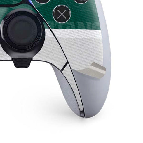 Michigan State University Jersey Split PS5 DualSense Edge Pro Controller Skin