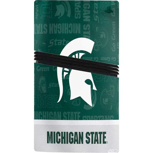 Michigan State University Jersey Split PS5 Pro Bundle Skin