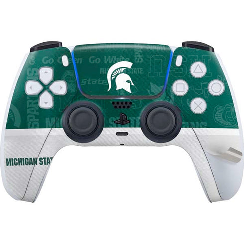Michigan State University Jersey Split PS5 Pro Bundle Skin