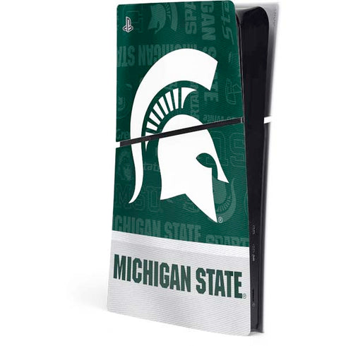 Michigan State University Jersey Split PlayStation PS5 Skins