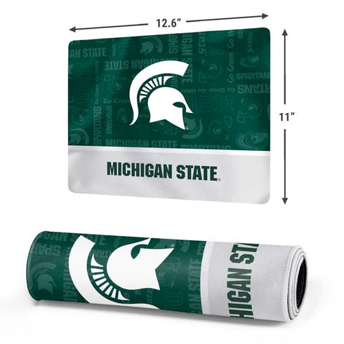 Michigan State University Jersey Split Gaming Mouse Pad