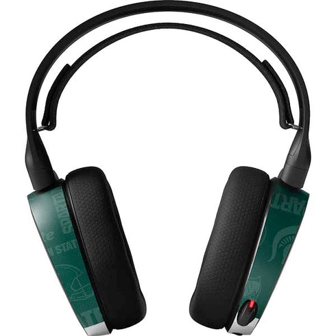 Michigan State University Jersey Split SteelSeries Arctis 5 Skin