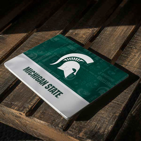 Michigan State University Jersey Split Surface Laptop 3 13.5in Skin