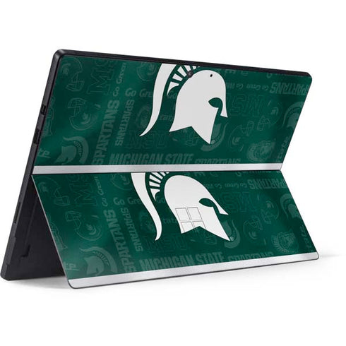 Michigan State University Jersey Split Surface Pro 7 Skin