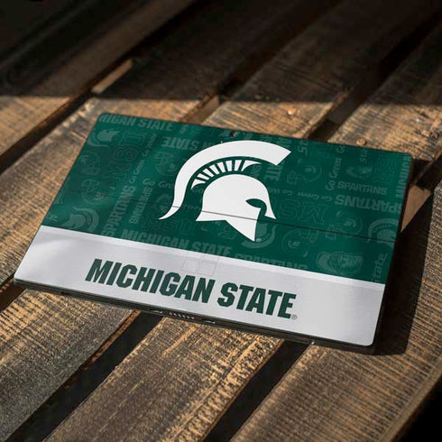 Michigan State University Jersey Split Surface Pro 7 Skin