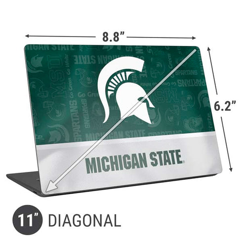 Michigan State University Jersey Split Universal Laptop 11in (8.8 x 6.2in) Skin