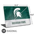 Michigan State University Jersey Split Universal Laptop 18in (14.6 x 10.6in) Skin