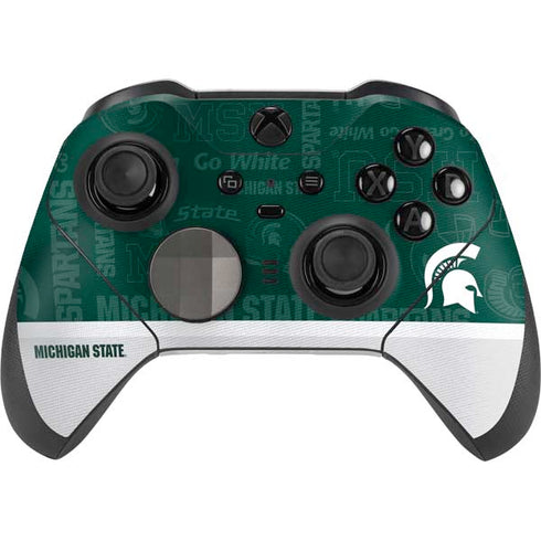 Michigan State University Jersey Split Xbox Elite Wireless Controller Series 2 Skin