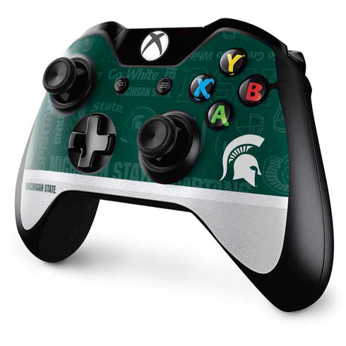 Michigan State University Jersey Split Xbox One Controller Skin