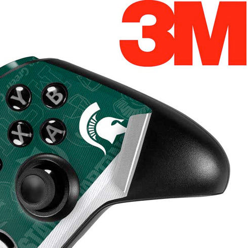 Michigan State University Jersey Split Xbox One Elite Controller Skin