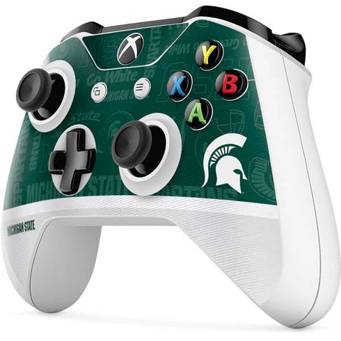 Michigan State University Jersey Split Xbox One S All-Digital Edition Bundle Skin