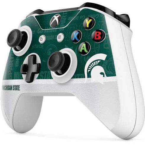 Michigan State University Jersey Split Xbox One X Controller Skin