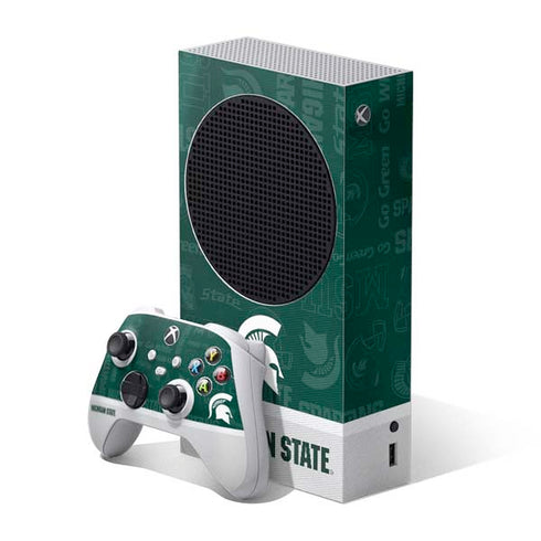 Michigan State University Jersey Split Xbox Series S Bundle Skin