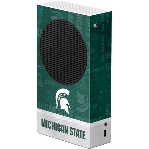 Michigan State University Jersey Split Xbox Series S Skins