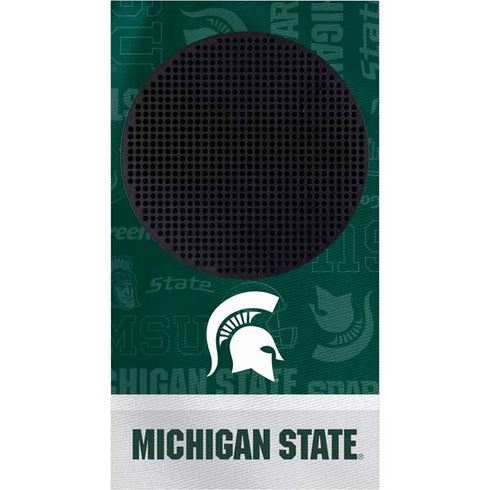 Michigan State University Jersey Split Xbox Series S Console Skin