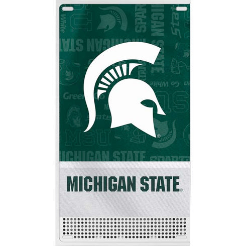 Michigan State University Jersey Split Xbox Series S Console Skin