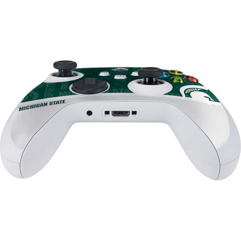 Michigan State University Jersey Split Xbox Series S Controller Skin