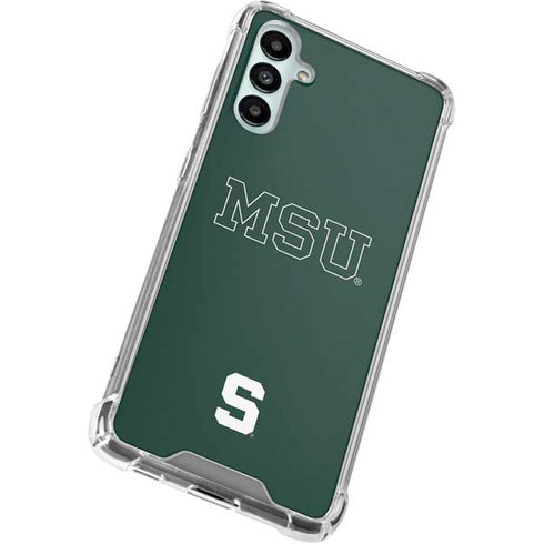 Michigan State University MSU Letters Gabb Phone 4 Clear Case
