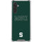 Michigan State University MSU Letters Galaxy A17 Clear Case