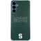 Michigan State University MSU Letters Galaxy A35 5G Clear Case