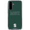 Michigan State University MSU Letters Galaxy A36 5G Clear Case