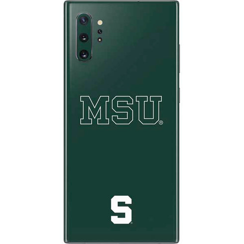Michigan State University MSU Letters Galaxy Note 10 Plus Skin