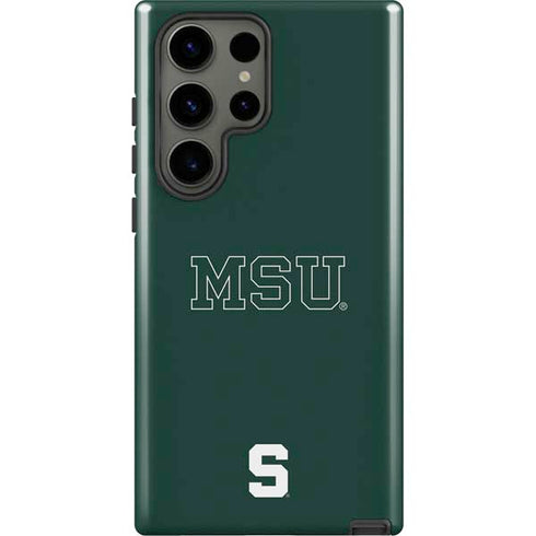 Michigan State University MSU Letters Galaxy S23 Ultra Pro Case