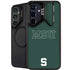 Michigan State University MSU Letters Galaxy S24 FE Kickstand Case
