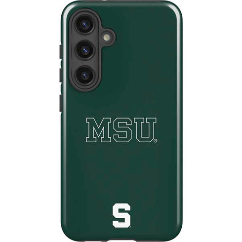 Michigan State University MSU Letters Galaxy S25 Impact Case