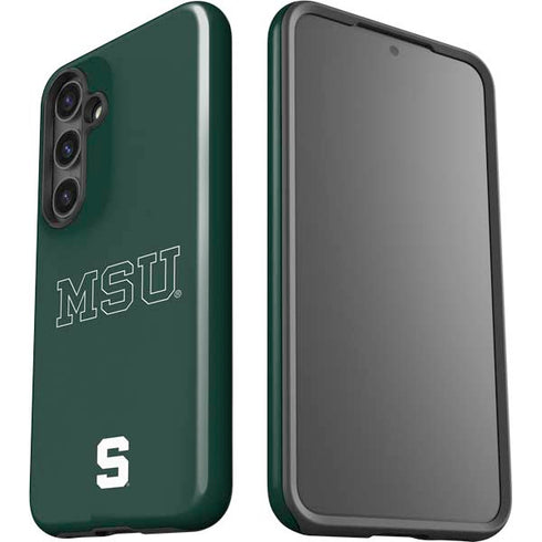 Michigan State University MSU Letters Galaxy S25 Impact Case