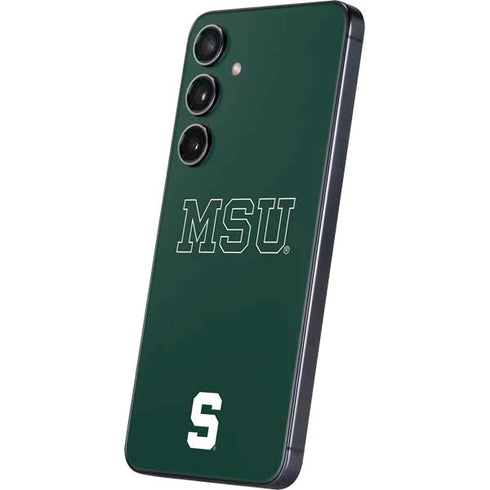 Michigan State University MSU Letters Galaxy S25 Plus Skin