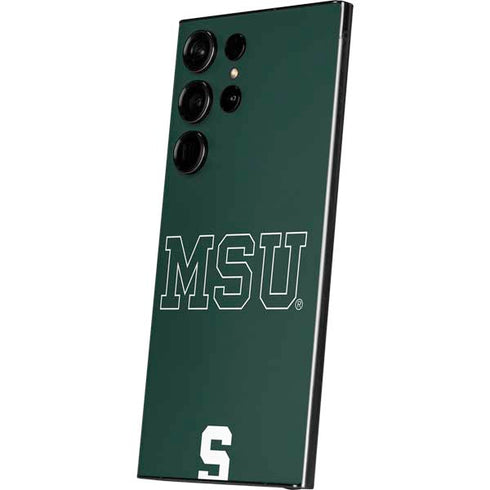 Michigan State University MSU Letters Galaxy S25 Ultra Skin