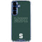 Michigan State University MSU Letters Galaxy S25 Clear Case