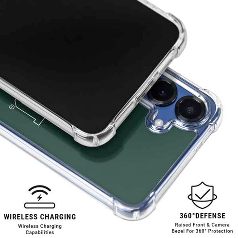 Michigan State University MSU Letters Galaxy S25 Plus Clear Case