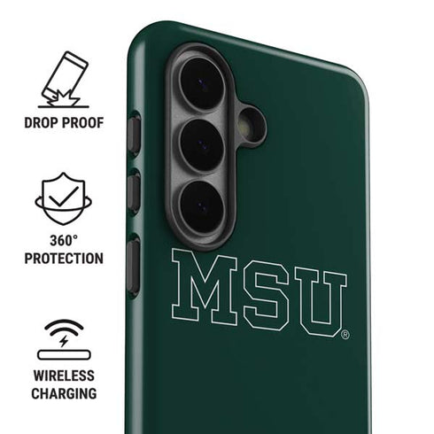 Michigan State University MSU Letters Galaxy S26 Impact Case
