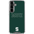 Michigan State University MSU Letters Galaxy S26 Plus Clear Case
