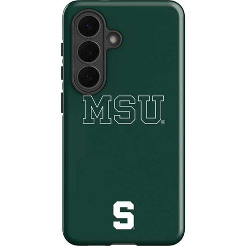 Michigan State University MSU Letters Galaxy S26 Plus Impact Case