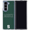 Michigan State University MSU Letters Galaxy Z Fold5 5G Clear Case