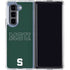 Michigan State University MSU Letters Galaxy Z Fold5 5G Clear Case