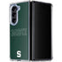 Michigan State University MSU Letters Galaxy Z Fold5 5G Clear Case