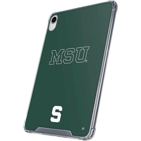 Michigan State University MSU Letters iPad 11th Gen (2025) Clear Case