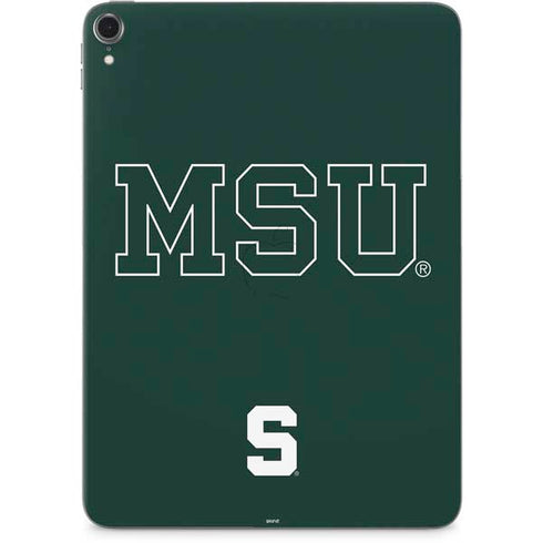 Michigan State University MSU Letters Apple iPad Pro Skin