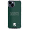 Michigan State University MSU Letters iPhone 15 Clear Case