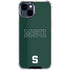 Michigan State University MSU Letters iPhone 15 Clear Case