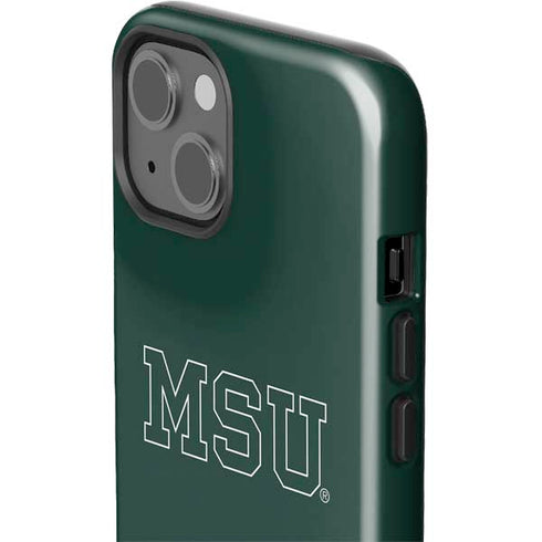 Michigan State University MSU Letters iPhone 15 Impact Case