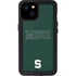 Michigan State University MSU Letters iPhone 15 Plus Waterproof Case