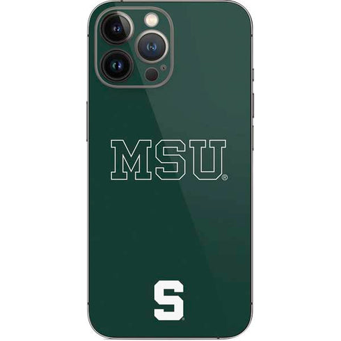 Michigan State University MSU Letters iPhone 15 Pro Max Skin