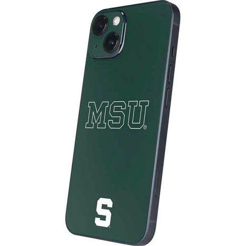 Michigan State University MSU Letters iPhone 15 Skin
