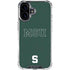 Michigan State University MSU Letters iPhone 16 Clear Case