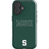 Michigan State University MSU Letters iPhone 16 Plus Impact Case